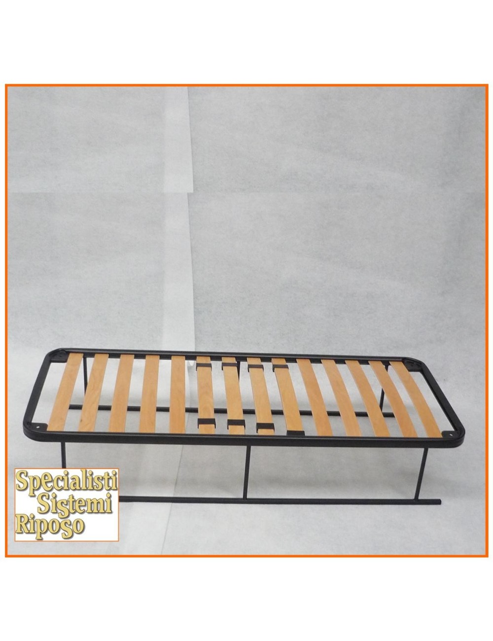 Rete a doghe con gambe a slitta e telaio in ferro rinforzato