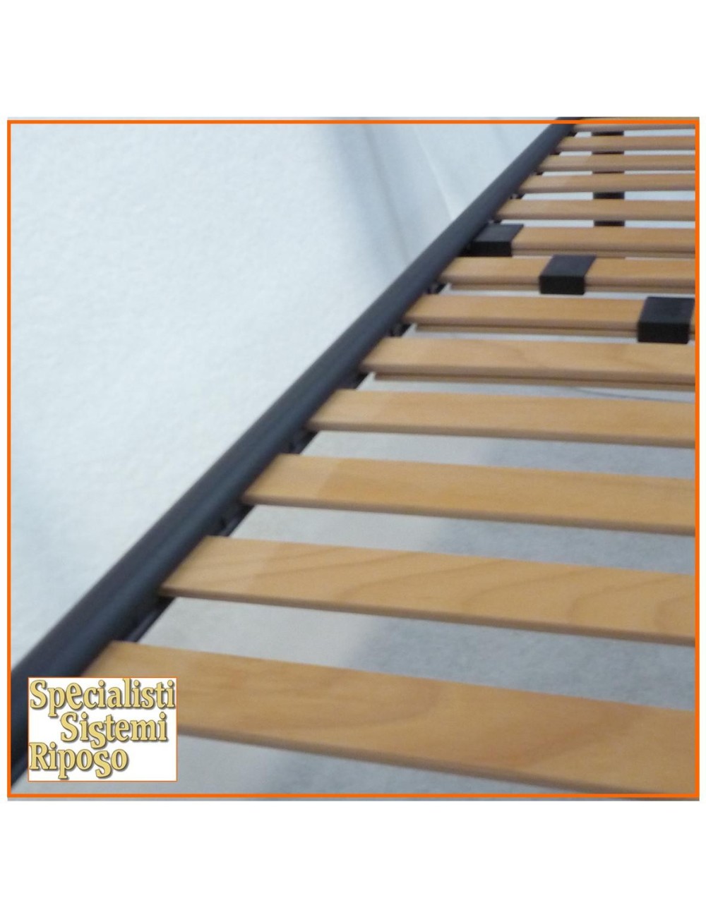 Rete a doghe con gambe a slitta e telaio in ferro rinforzato