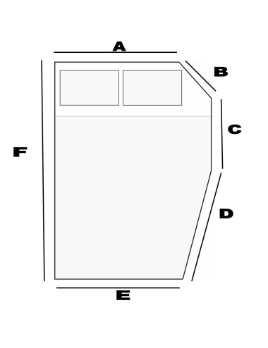 Materasso per camper base h 10 cm