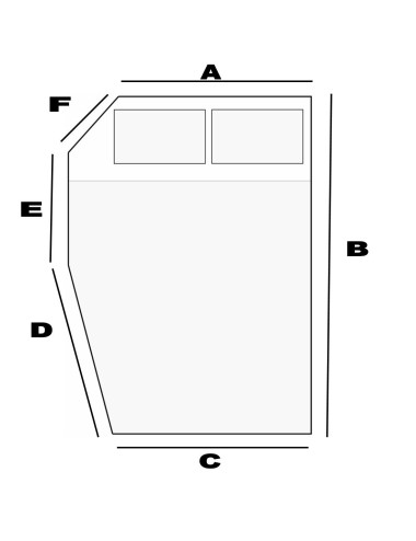 Materasso per camper base h 10 cm