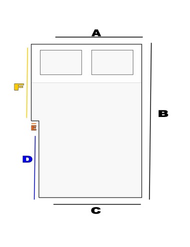 Materasso per camper base h 10 cm