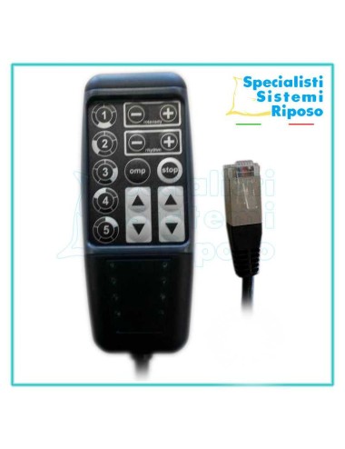 Telecomando per poltrona con vibro massaggio 2 motori lift
