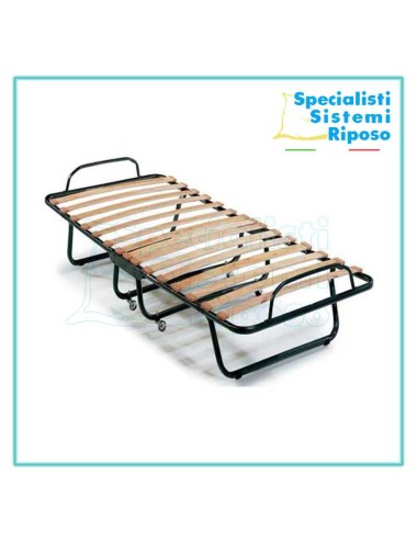 Brandina pieghevole singola salva spazio con materassino