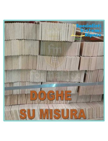 doghe singole di ricambio su misura