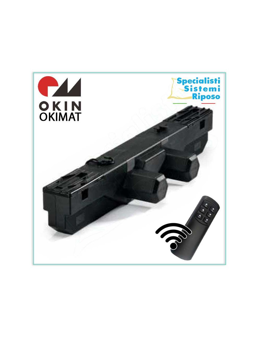 Motore con telecomando senza filo per reti motorizzate OKIMAT IPSE