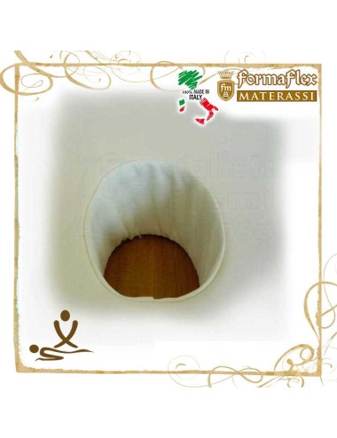 Materasso per massaggi centro estetico in ecopelle con foro per viso