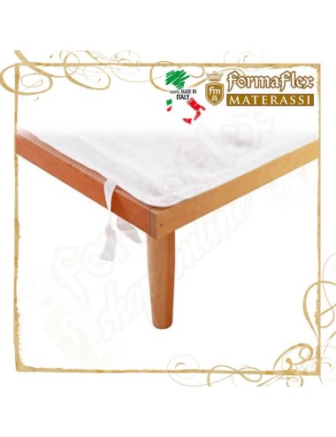 Copri rete in feltro con lacci protezione materasso su misura