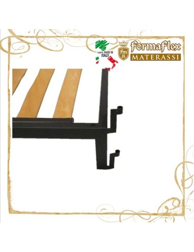 Rete a doghe con occhielli telaio rinforzato per aggancio a letto