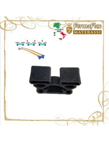 Supporti corti  rete in cauciù a 2 doghe corto