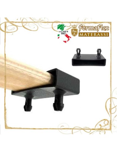 Cappuccio in plastica per doga singola con attacco a pressione