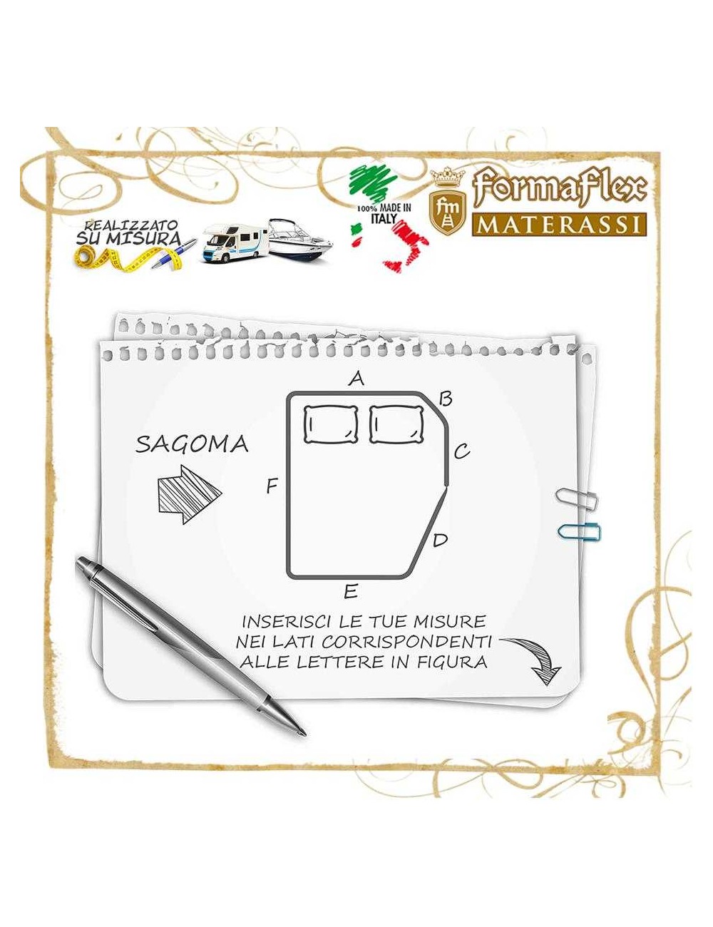 Sagomato vela memory