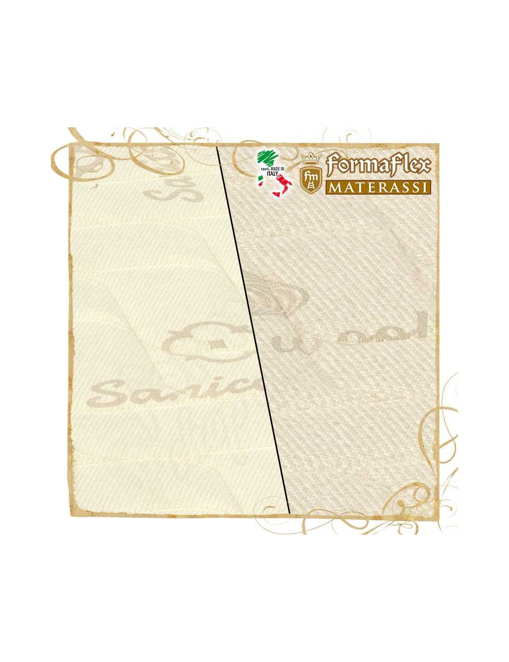 Fodera coprimaterasso Sani Clima lana + cotone mix