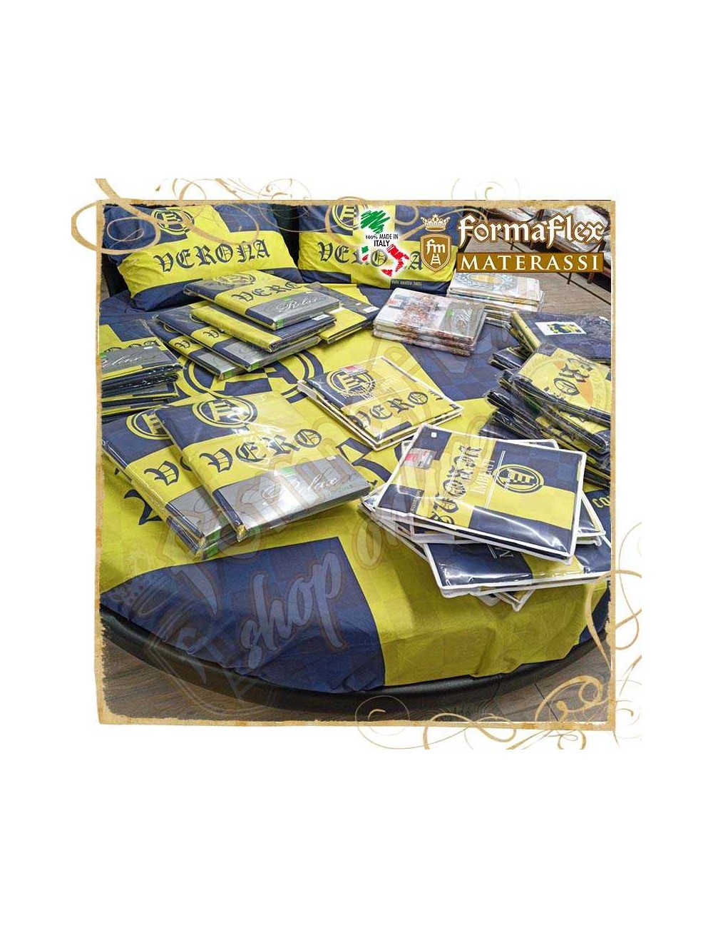 Parure lenzuola del Verona singolo e matrimoniale