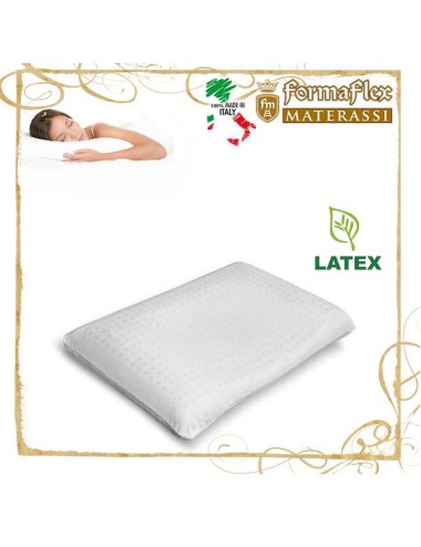 Cuscino guanciale lattice scavato