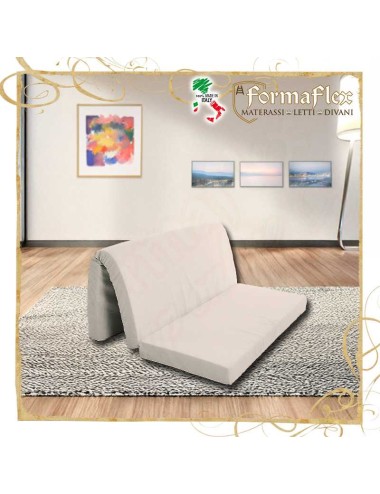 Materasso sezionato per divano letto chiusura a portafoglio su misura