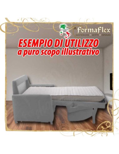 Materasso per divano letto su misura pieghevole in espanso semplice