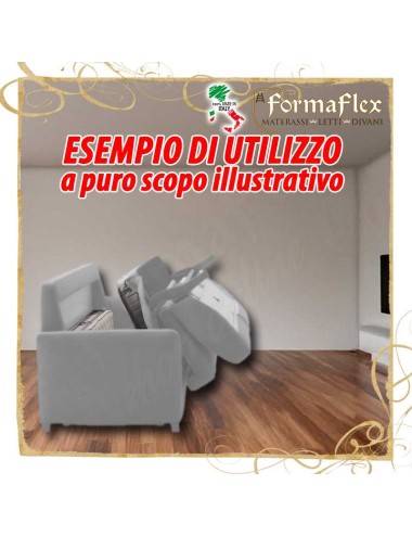 Materasso per divano letto in memory su misura pieghevole