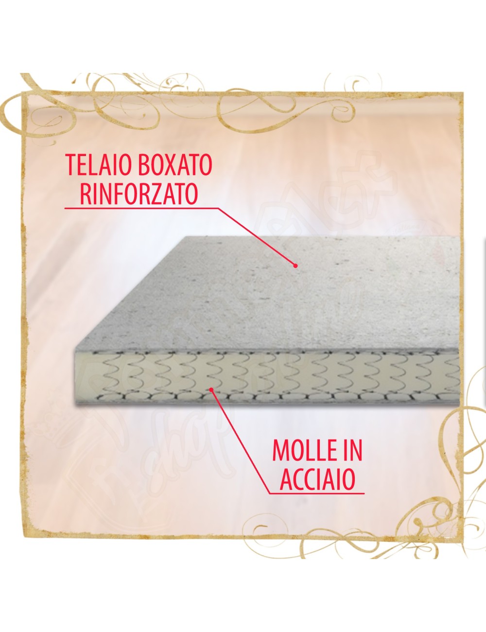 PROMO Materasso modello Extra sfoderabile molle bonnell in sconto