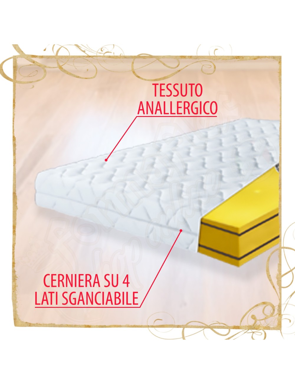 PROMO Materasso modello Extra sfoderabile molle bonnell in sconto