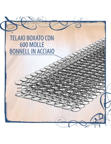 MILLENOTTI® Materasso Ortopedico classico a molle non sfoderabile