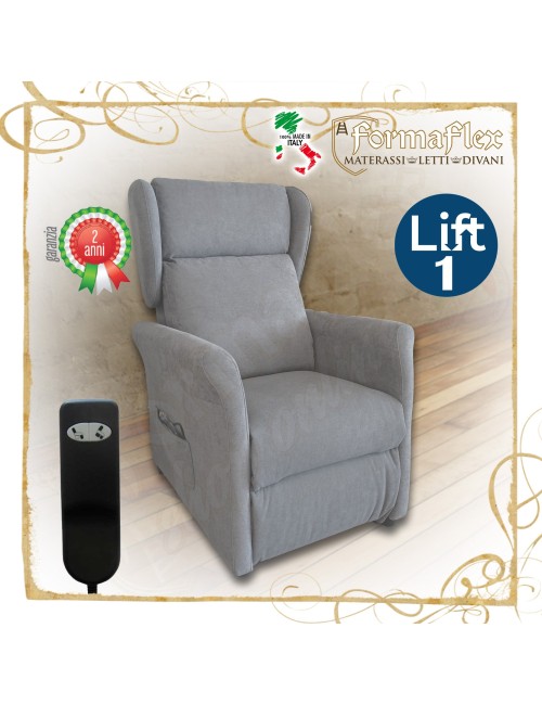 Poltrona Reclinabile Alza Persona Un Motore Modello LIFT 1 In Sconto