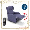 Poltrona Relax ingombri ridotti 2 motori Lift 14PB anziani disabili