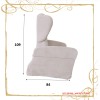 Poltrona Relax con maniglione e braccioli estraibili 2 motori Lift 20PB