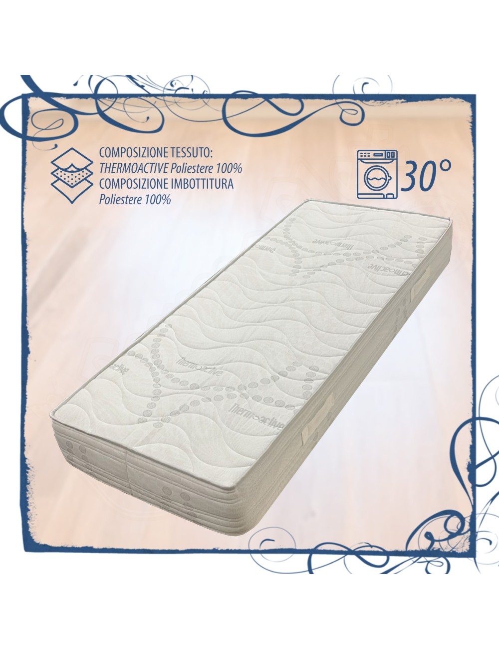 MILLENOTTI® Materasso scontato in memory 2 strati PLUS sfoderabile