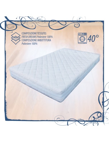 MILLENOTTI® Materasso memory 3 strati onda sfoderabile su misura promo