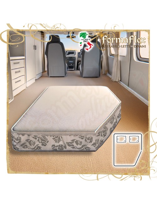 Materasso sagomato 5 LATI Vela camper barca espanso su misura SX e DX