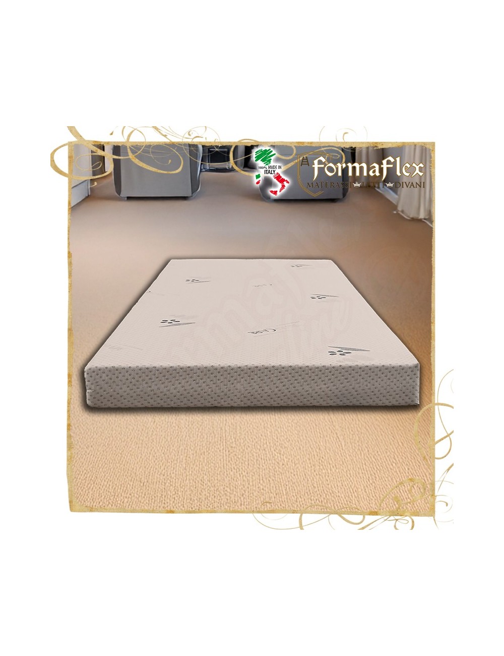 Materasso in memory per camper e caravan su misura non sagomato