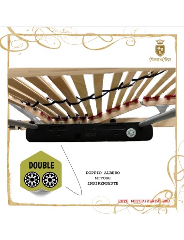 PROMO Rete motorizzata elettrica EKO singola a doghe in legno scontata