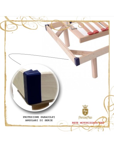 PROMO Rete motorizzata elettrica EKO singola a doghe in legno scontata