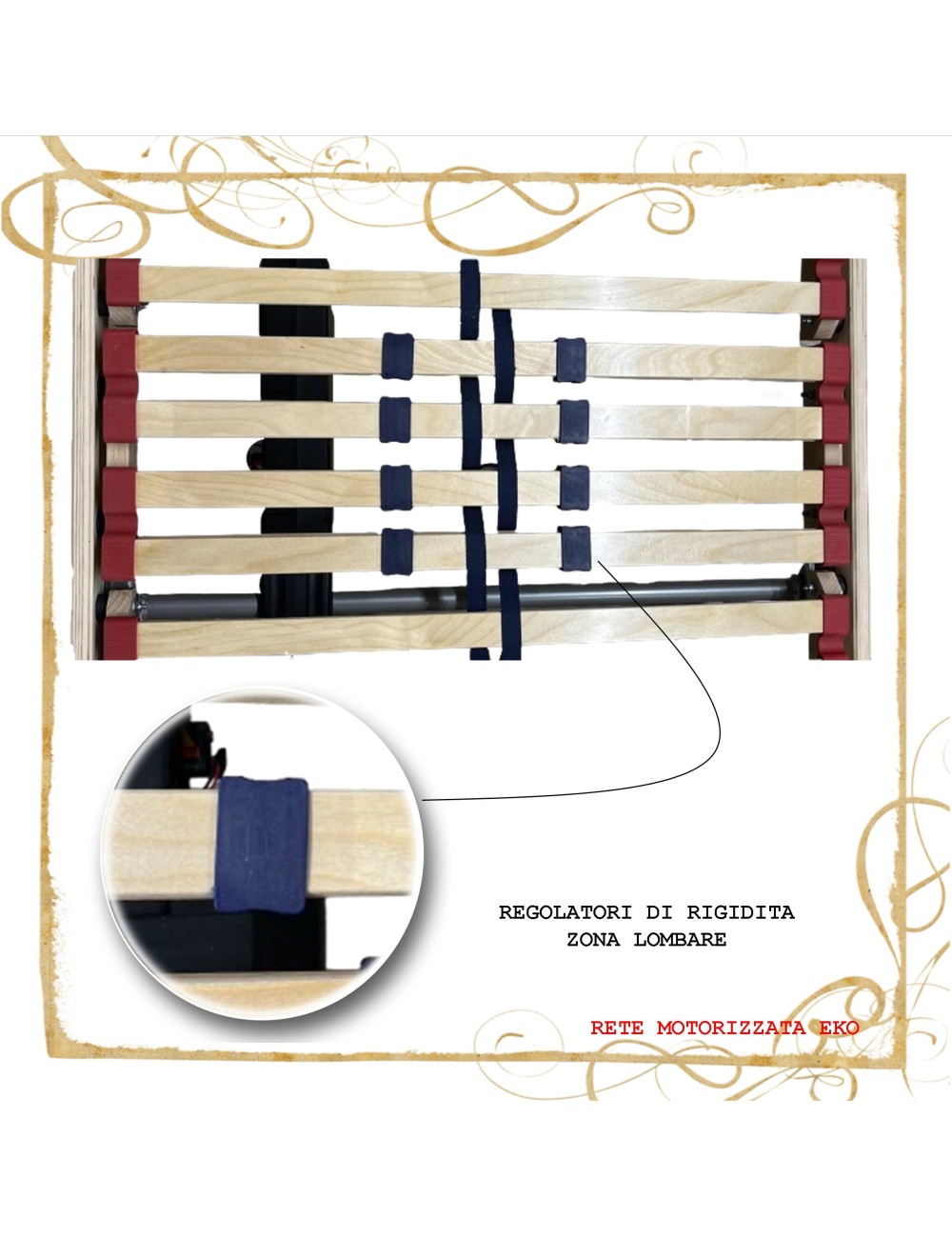 PROMO Rete motorizzata elettrica EKO singola a doghe in legno scontata