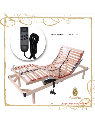 PROMO Rete motorizzata elettrica EKO singola a doghe in legno scontata