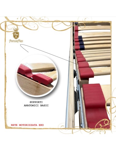 PROMO Rete motorizzata elettrica EKO singola a doghe in legno scontata