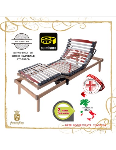 Rete motorizzata elettrica Classica doghe in legno medicale su misura