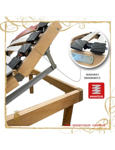 Rete motorizzata elettrica Classica doghe in legno medicale su misura