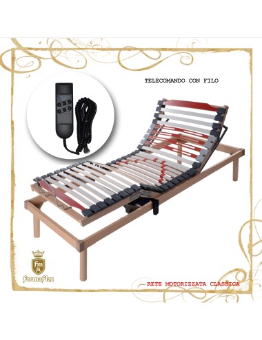 Rete motorizzata elettrica Classica doghe in legno medicale su misura