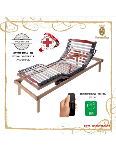 Rete motorizzata a doghe Lusso con telecomando wifi medicale su misura