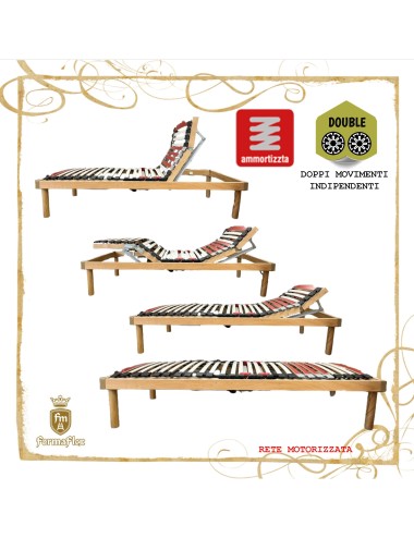 Rete motorizzata a doghe Lusso con telecomando wifi medicale su misura