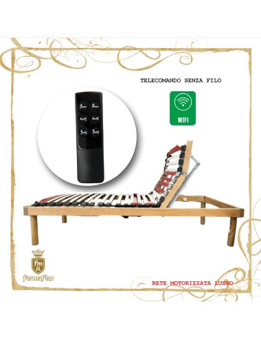 Rete motorizzata a doghe Lusso con telecomando wifi medicale su misura