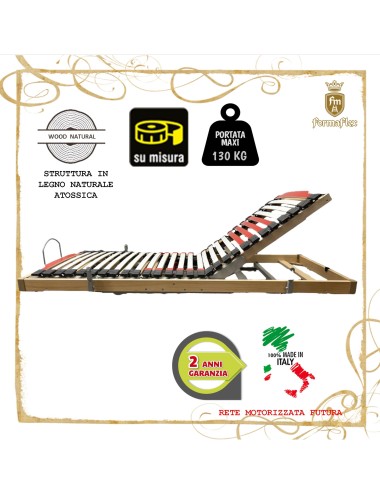 Rete motorizzata a doghe Futura motore nel telaio medicale su misura
