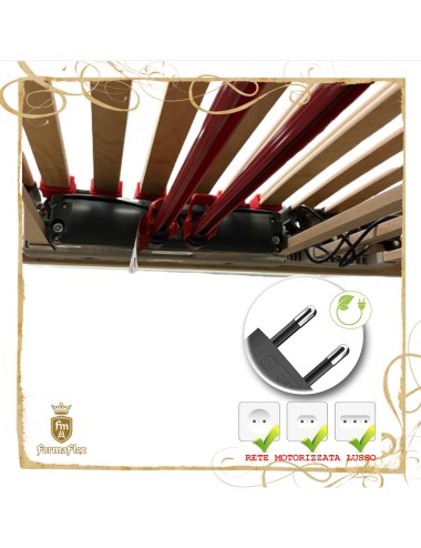 Rete motorizzata a doghe Futura motore nel telaio medicale su misura