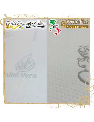 Materasso sagomato VELA a 6 LATI camper barca espanso su misura SX DX