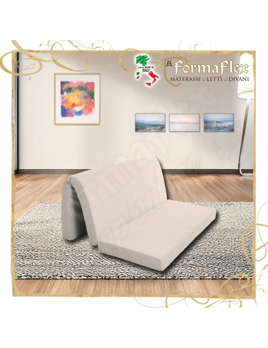 Materasso Alta Densità sezionato divano letto a portafoglio su misura