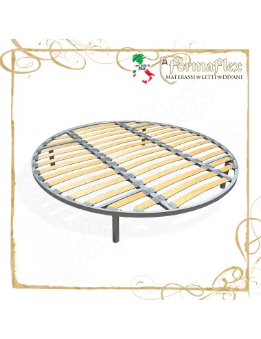 Rete a doghe rotonda con telaio in acciaio con diametro su misura