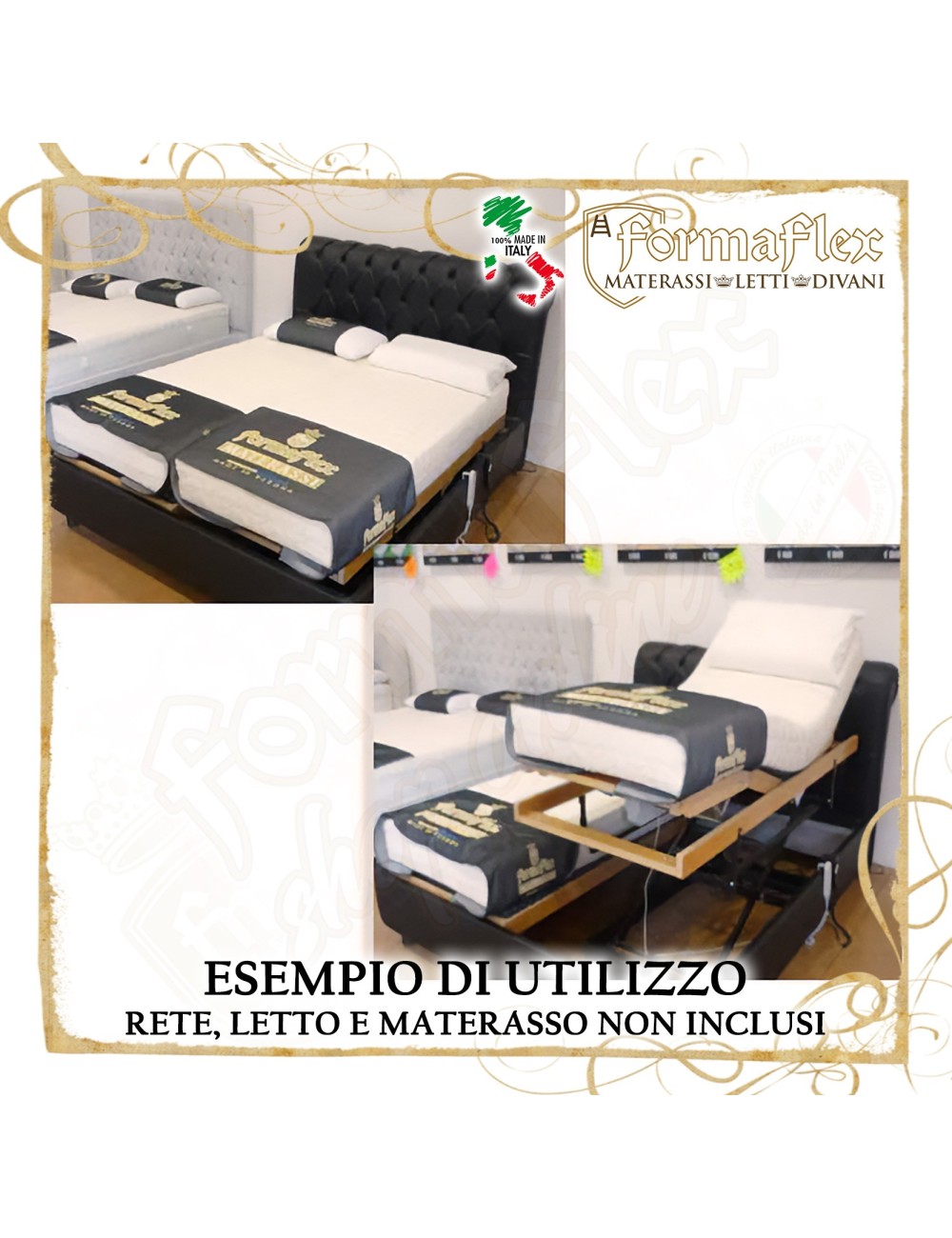 Occasione sollevatore a pantografo elettrico per rete a doghe