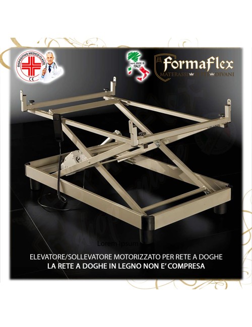 Occasione sollevatore a pantografo elettrico per rete a doghe