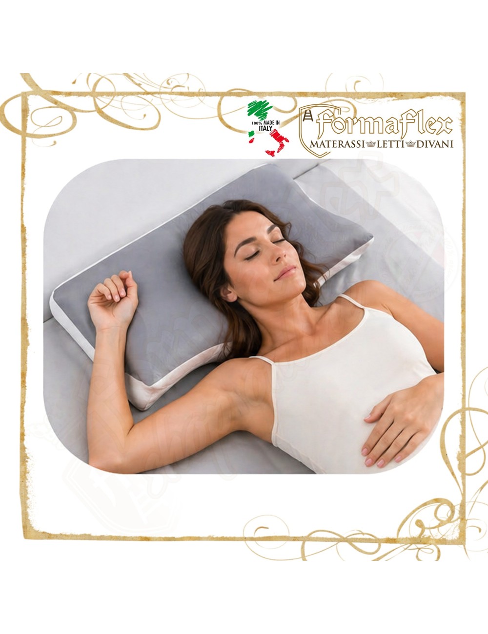 Guanciale Dragonfly Memory Foam Ergonomico per Cervicale